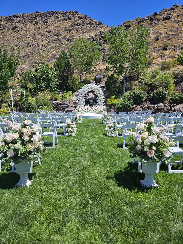 White Wedding Arch