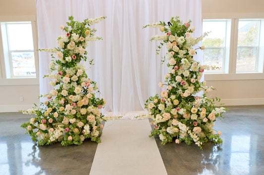 Wedding Floral Pillars for rent southern Utah