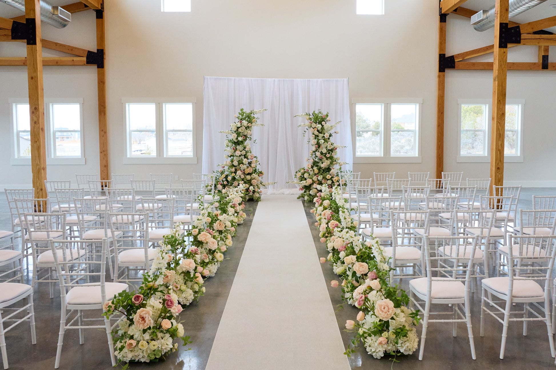 arch rental for wedding Utah flowers